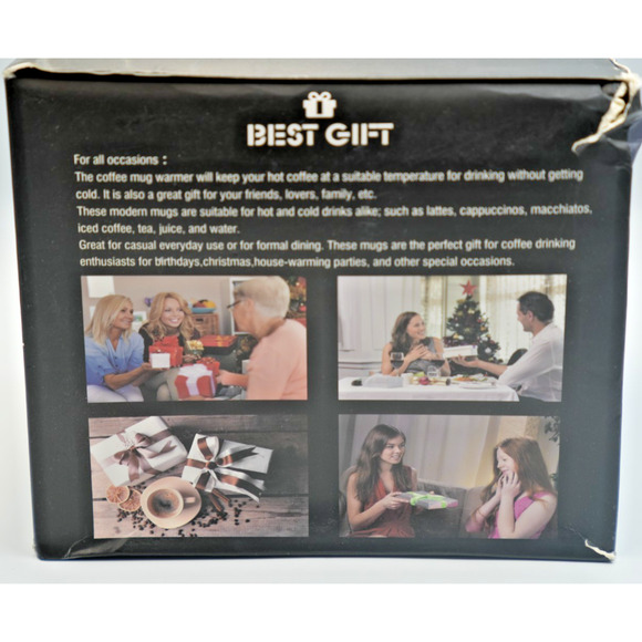 Electric Coffee Mug Warmer Plate with Auto Gravity Switch, Black - Picture 3 of 5